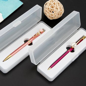 半透明PVC塑料四方筆盒_2